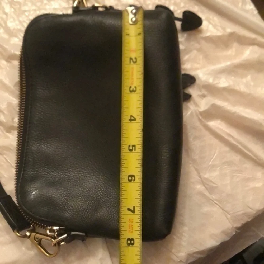 Tory Burch black leather mini bag crossbody authentic